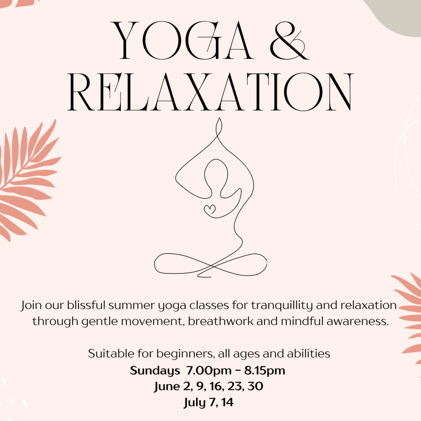 Summer Yoga & Relaxation Series